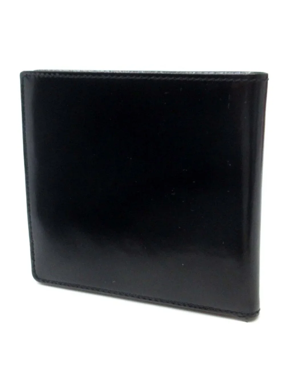 Versace Gianni Glass the Bifold Wallet Billfold Metal Medusa Black